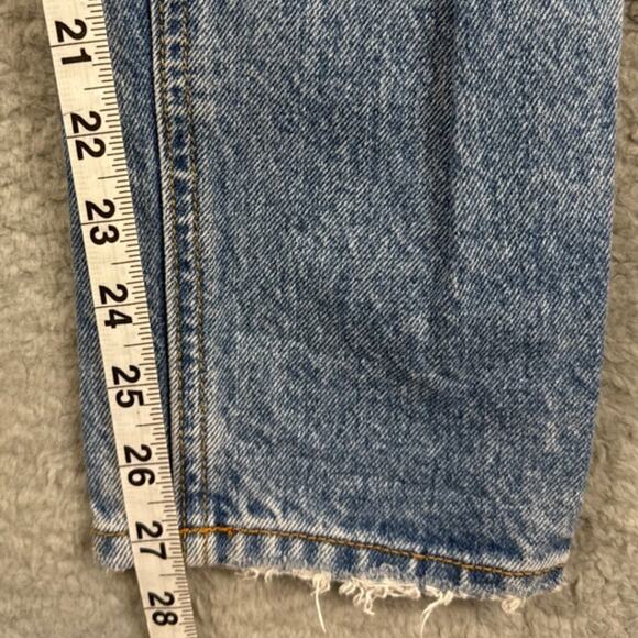 Revice Straight Leg Denim Jeans Distressed Size 24 Y2K Style Semi Stretch Denim - Picture 5 of 9